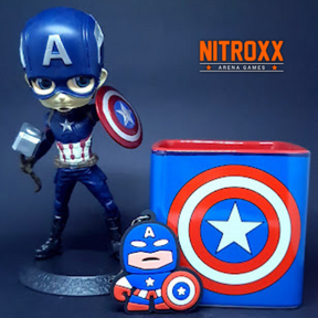 Kit Capitão America - Nitroxx Games | De tudo para games e acessórios 