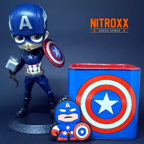 Kit Capitão America - Nitroxx Games | De tudo para games e acessórios 