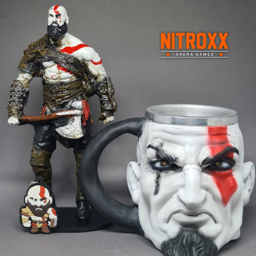 Kit Kratos God of War exclusivo - Nitroxx Games | De tudo para games e acessórios 