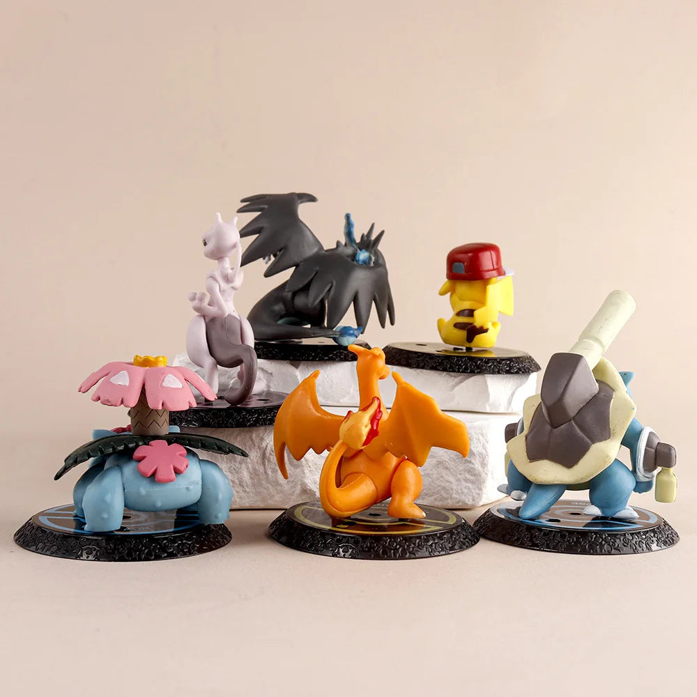 Kit 6 Bonecos Action Figures Pokemon