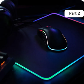 Mousepad Gamer RGB Ondas XXL 90x40cm Led - Nitroxx Games | De tudo para games e acessórios 