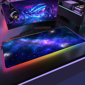 Mousepad Gamer RGB Ondas XXL 90x40cm Led - Nitroxx Games | De tudo para games e acessórios 