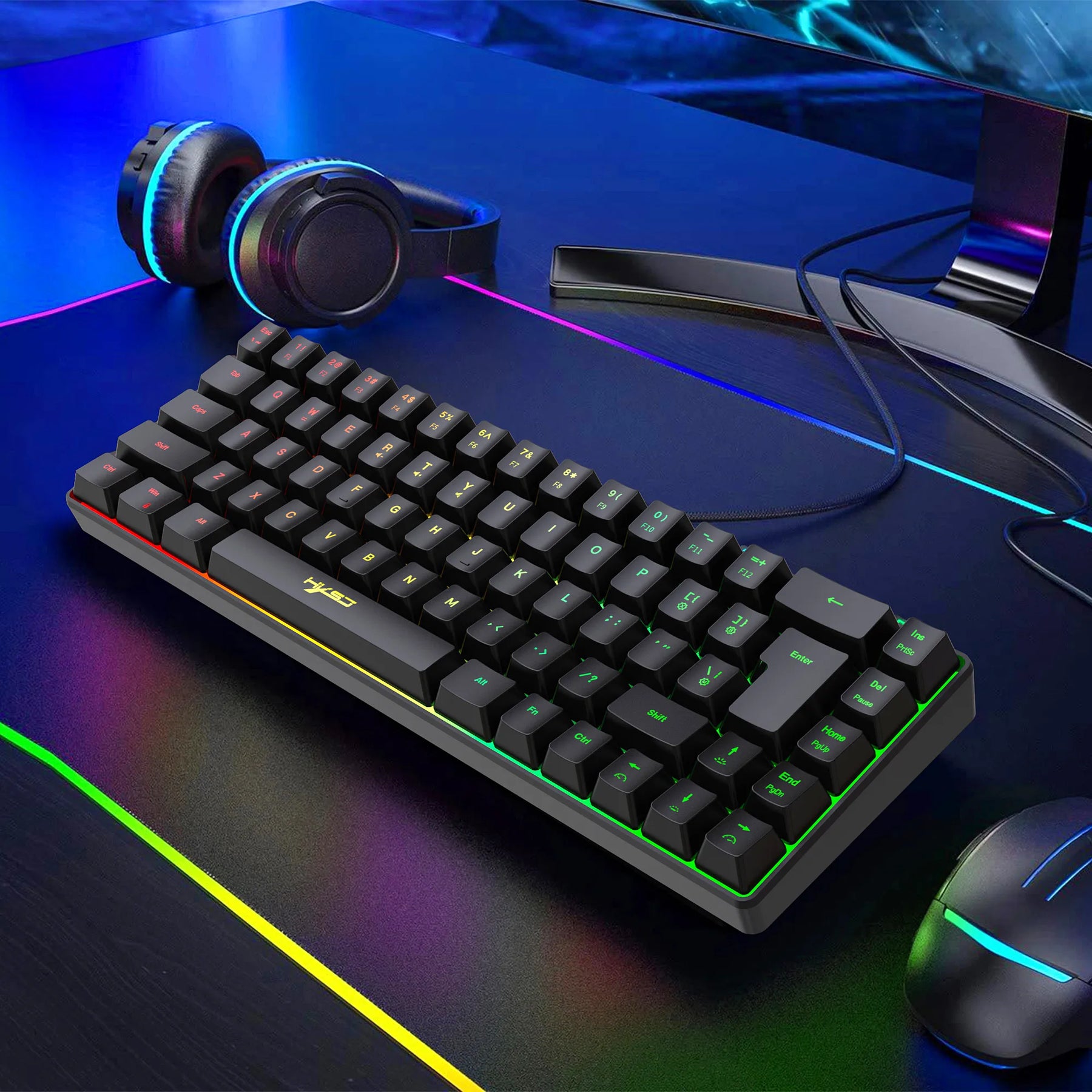 Teclado Gamer USB Wired RGB - Nitroxx Games | De tudo para games e acessórios 