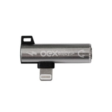 Adaptador Duo Audio e Recarga Lightning AD200 OEX - Nitroxx Games | De tudo para games e acessórios 