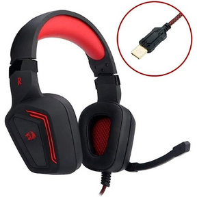 Redragon Headset Gamer Muses 2 Preto H310-1 Usb - Nitroxx Games | De tudo para games e acessórios 