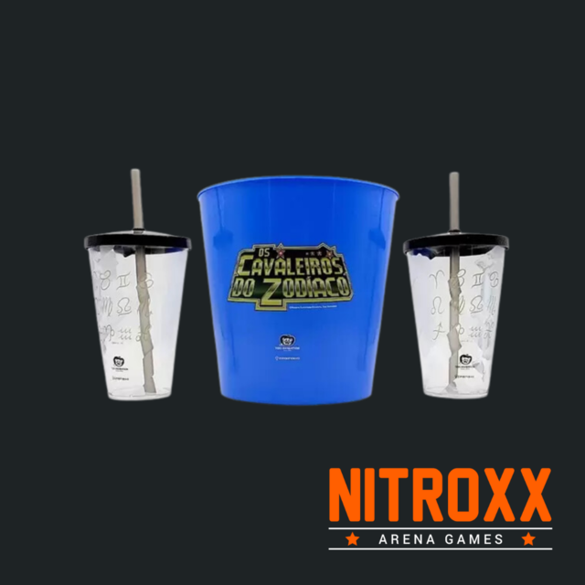 Kit Almofada com Porta Pipoca Exclusivo - Nitroxx Games | De tudo para games e acessórios 